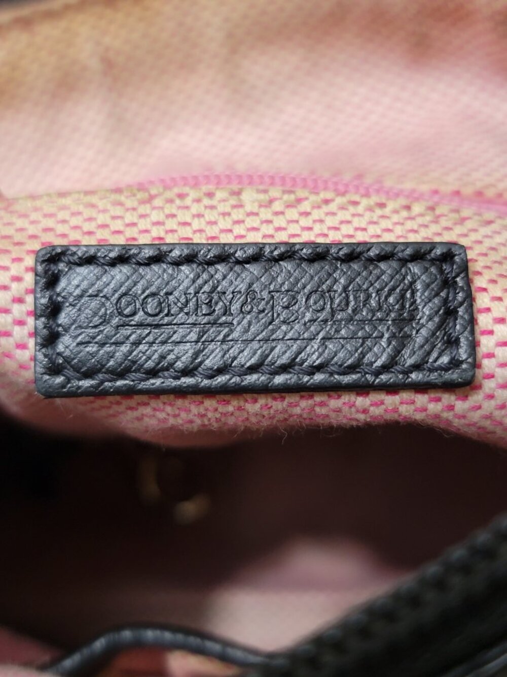 Dooney & Bourke Signature DB Monogram Jacquard Hobo Shoulder Bag Black Gray - Picture 4 of 13